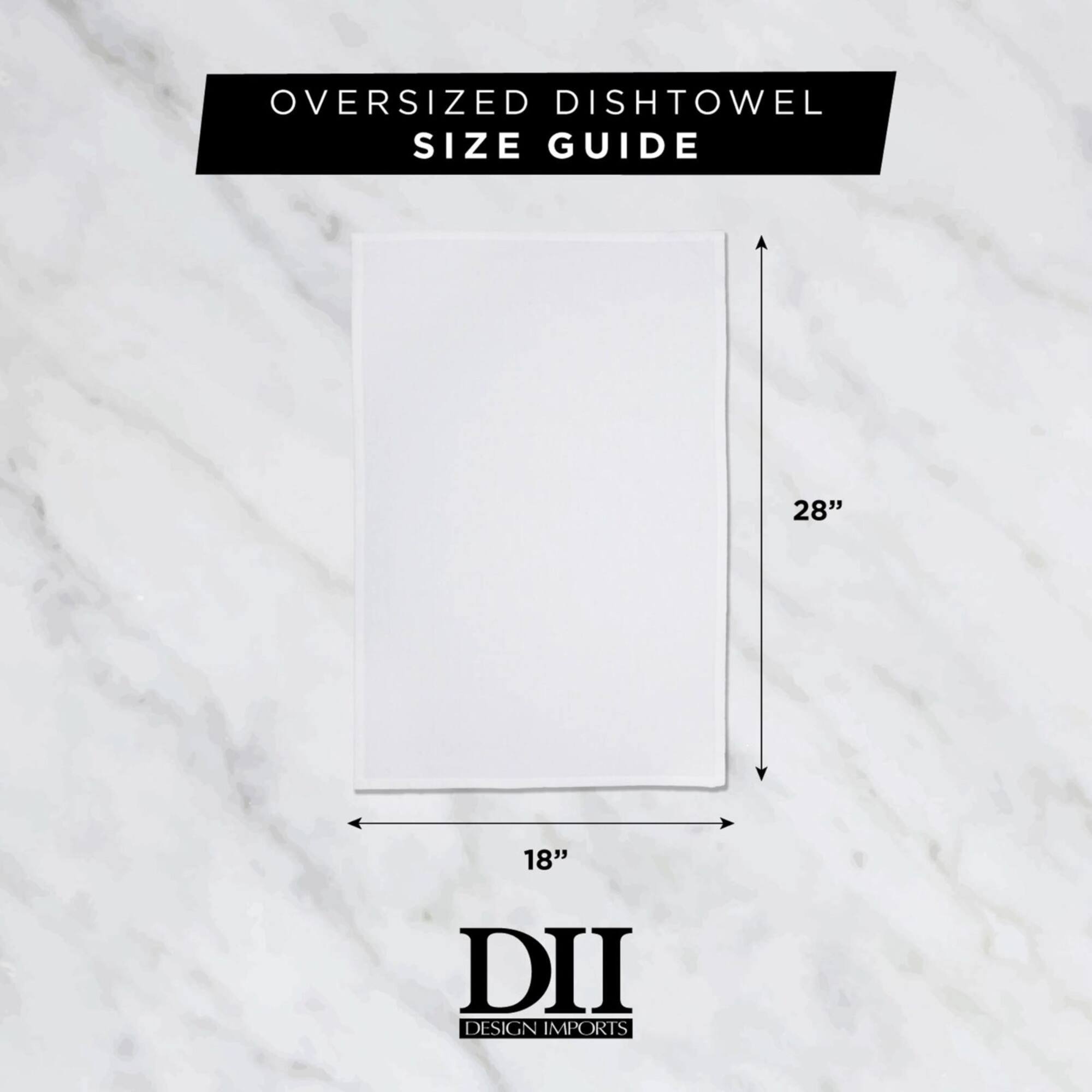 DII® Gray Farmhouse Woven Dishtowel Set